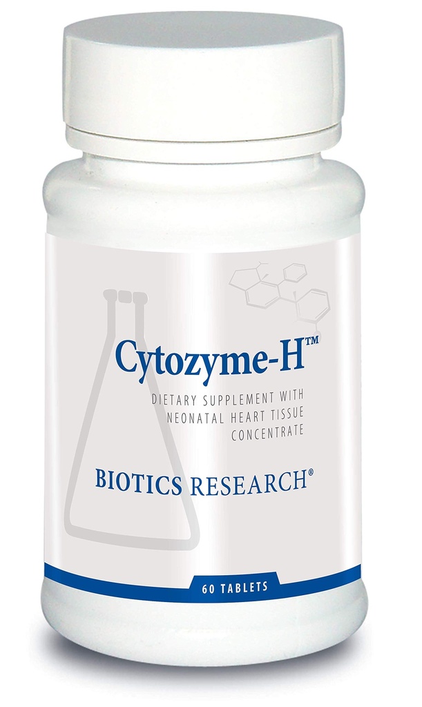 生物研究 Cytozyme H Glandula 心血管支持、Bovine Heart 聚焦、促进肌肉支持、Boosts 能量、SOD、Cataase、Potent抗氧化剂活性 60片