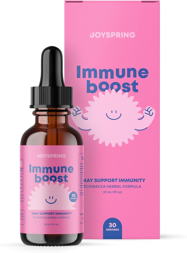 JoySpring Kids Immune 支持补充和Saffron 儿童与青少年强化摩擦和聚焦补充