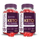 合理实验室(2 Pack 质子蛋白 Keto ACV Gummys 高级公式 1000MG 质子靴 配有石榴蜜蜂汁粉 B12 Vegan Non GMO 120 Gummys