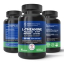 L Theanine 200mg, Magnesium, 5-HTP & Melatonin – All-in-1 L-Theanine 压力缓解,焦点与认知,睡眠 - 60 Capsules