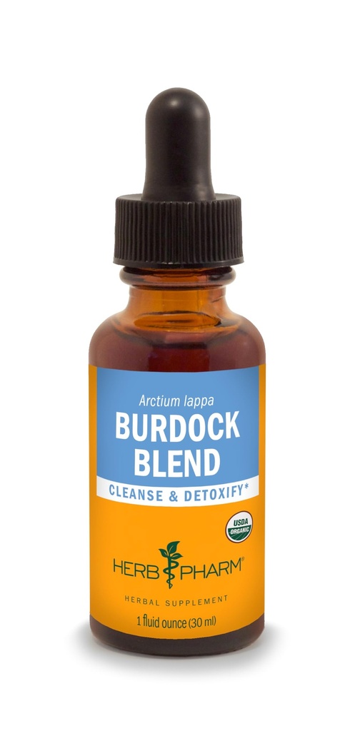 支持清洁和戒毒的Herb Pharm Burdock 混合液体提取 - 1 Ounce(DBURD01)