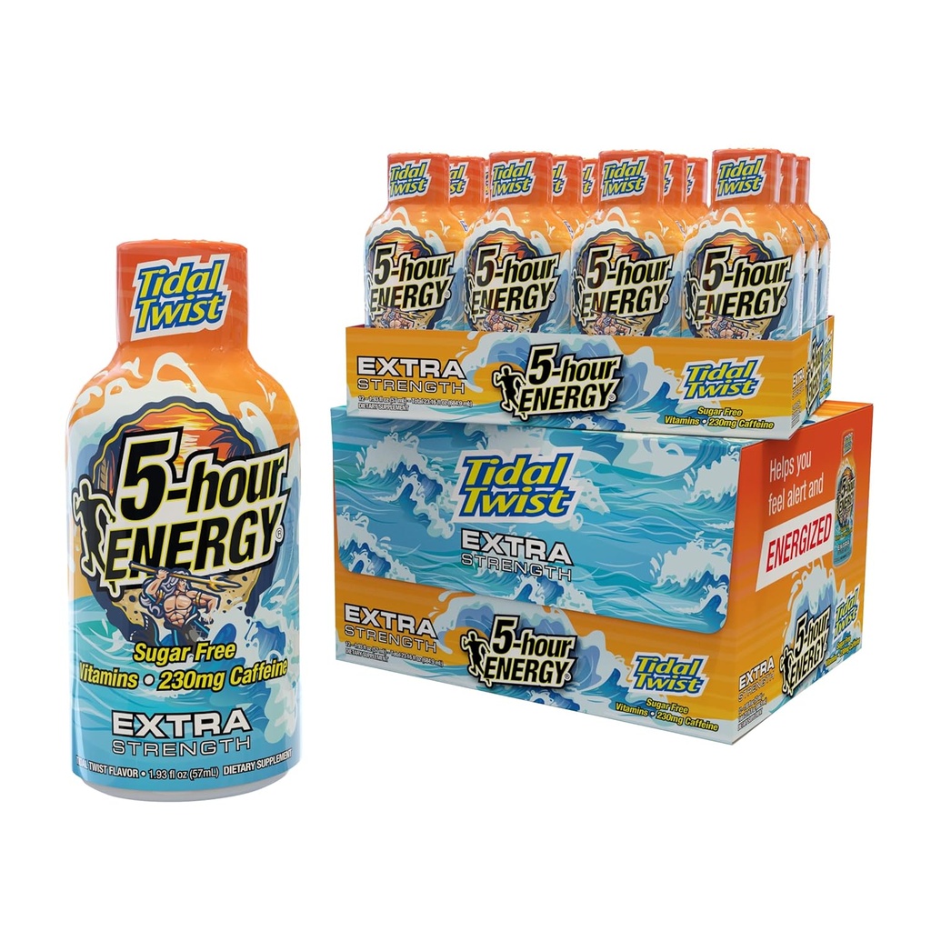 5-Hour能量外力射击潮汐Twist Flavor, 24 Counter (1.93 fl oz)