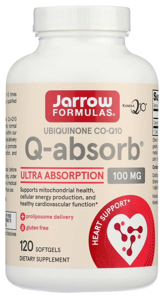 JARROW FORMULAS Q-Absorb CoQ10 100 MG,120 CT