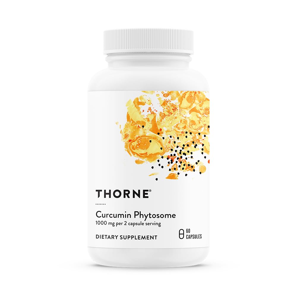 THORNE - Curcumin Phytosome 1000 mg(梅里瓦) - 临床研究,高吸收 - 支持在关节,肌肉,GI tract,肝脏,脑神经* - 30 services
