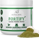 狗牙清粉 - 强化狗牙清粉 - Plaque Refer and Frenchens Bad Breath with Fresh Green 补充剂 - 包含凯尔普,Probiotics,以及其他牙清食品