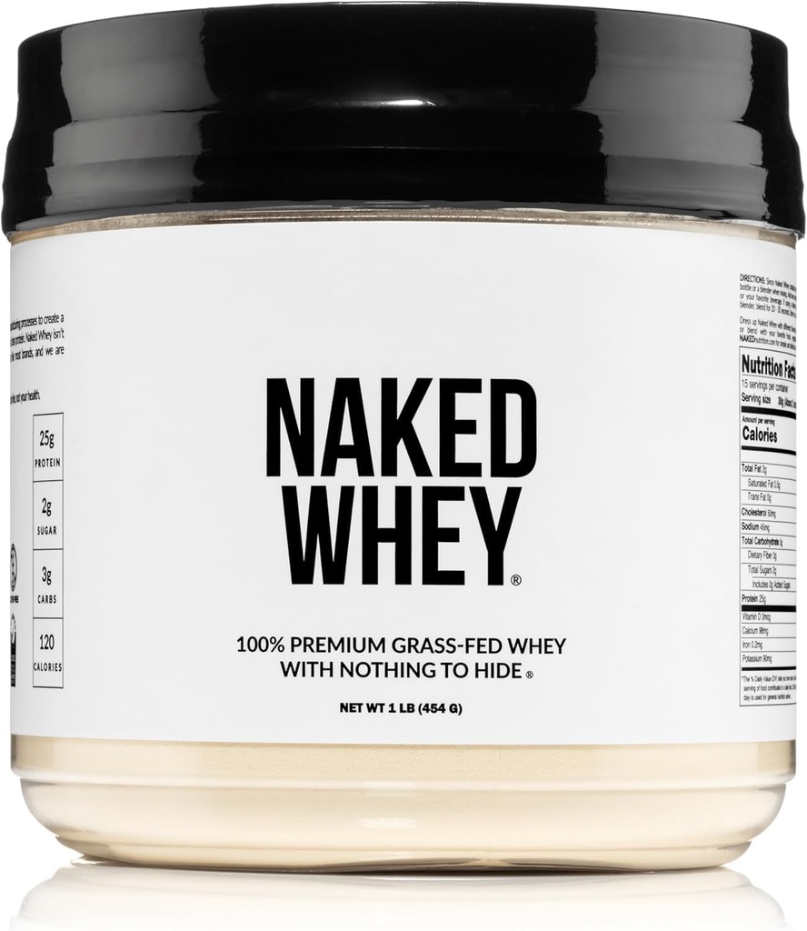 无 Whey 1Lb - 只有1种成分,草药Whey蛋白粉,未定型,没有Gmos,没有大豆,Gluten Free,刺激增长,增强复苏 - 15种服务