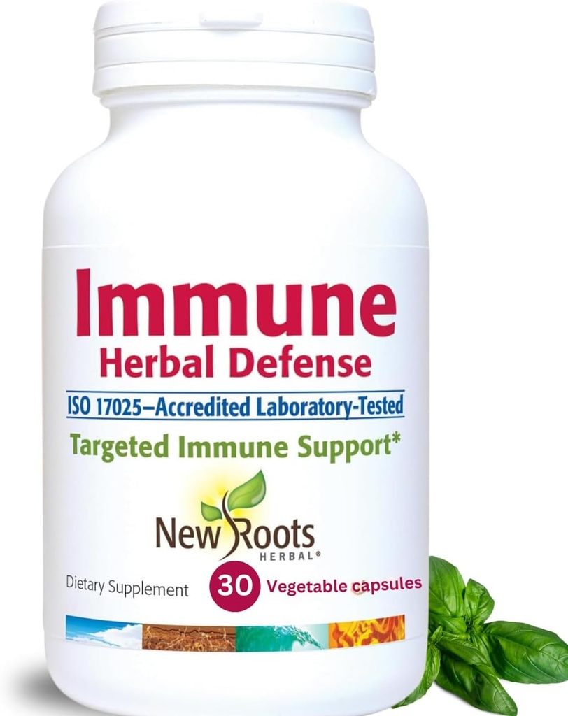 Immune Herbal Defense Supplection (200mg) 配有 Reishi Mushroom, Astragalus Androogris, 配有长老莓的多草药提取, Echinacea (30 Capsules) QQ 强力免疫辅助补编