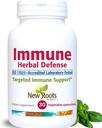 Immune Herbal Defense Supplection (200mg) 配有 Reishi Mushroom, Astragalus Androogris, 配有长老莓的多草药提取, Echinacea (30 Capsules) QQ 强力免疫辅助补编