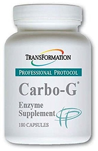 转化良好健康酶Carbo-G高潜力酶混合公式与Probiotics & Herbs补充,用于Carbohydroate分解,营养吸收,180盖