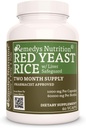 以肝脏保护(Herbal Properitary Blend)进行补救的营养红酵母水稻 + 1000 mg,60 Vegan Capsules 草食补充