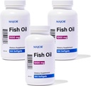 主要JOR Omega-3 鱼油 - 鱼油补充1000mg - 100软胶(3-Pack)