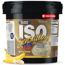 使用Glutamine Complex, ISO传感器 93的绝缘营养蛋白粉 -- -- 添加Colostrum促进恢复、豁免和古特健康 -- -- 香蕉,5升