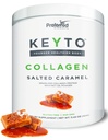Keto Collagen蛋白粉与MCT Oil – Keto 和 Paleo 友好型草药 草药 草药 提高水解Collagen Peptides 亚基 TO 盐化焦糖 Flavor