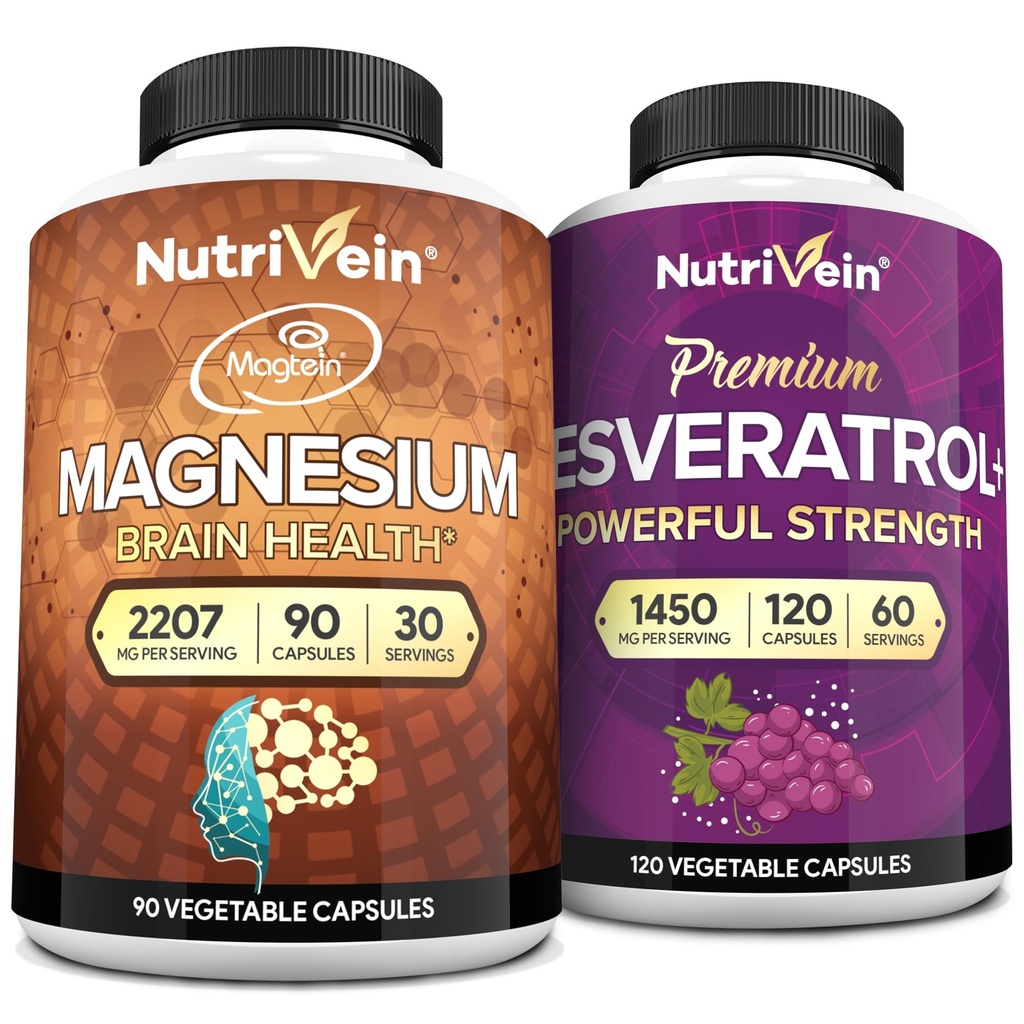 L-Threonate & Resveratrol 增压剂:用于修理、防御和生命力的高吸附剂