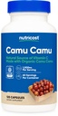 营养成本Camu Camu 1000mg, 120 Capsule - CCOF 认证有机、非GMO和Gluten自由制造