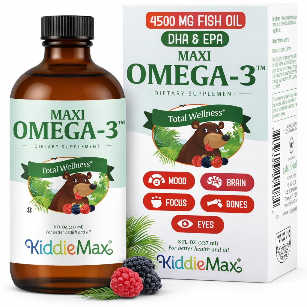Maxi Health Omega 3 for Kids Supplement – Kosher Omega 3 Kids Fish Oil Liquid with DHA & EPA – Liquid Fish Oil Supplement with Fruity Burst Flavor – 支持Mood,大脑,焦点,骨头和眼睛(8 oz)的鱼油Supplement 页面存档备份,存于互联网档案馆 页面存档备份,存于互联网档案馆,存于互联网档案馆 页面存档备份,存于互联网档案馆,存档备份,存于互联网档案馆,存于互联网档案馆 互联网档案馆,存档备份,存于互联网档案馆,存于互联网档案馆, 互联网档案馆,存档日期2014-03-2017-12-02.