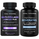 重要维生素 多种柯拉根复合体 + Capsules + resveratrol Capsules
