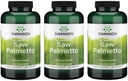 Swanson Saw Palmetto - 推广男性前列腺健康支持的草药补充剂 - 天然头发补充剂和尿液健康支持(540毫克250卡普尔(3包))