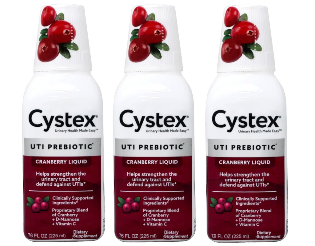 Cystex Urinary 健康维护 Cranberry 7.6 Fl Oz (第3包)
