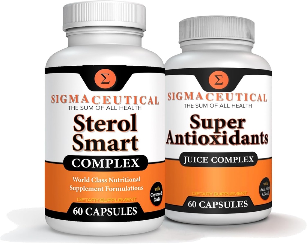 Niacin – Beta Sitosterol – Policosanol – Plant Sterols – Garlic – Cayenne 补充剂加超级抗氧化剂 补充剂 – Goji Berry, Acai Berry, 芒果斯廷, Resveratrol, 石榴和诺尼
