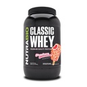 NutraBio Classic Whey蛋白粉补充剂 - 25g per Scoop - Full-Spectrum 氨基酸简介 无填料,人工颜色,或防腐剂 - 草莓短饼,2英镑
