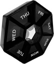 Black Daily Pill case - 7天旅行药丸组织者,每天1次比对