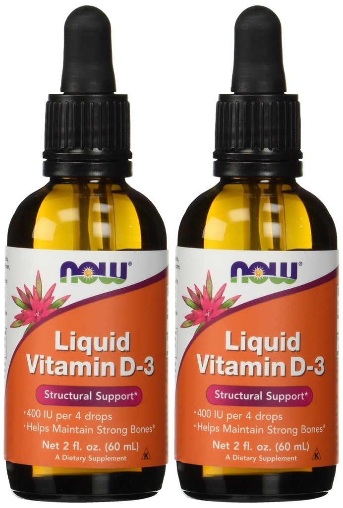 食品补充、液体维生素D-3、强骨*、结构支助*、2-Ounce