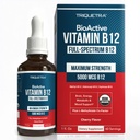 活性维生素B125,000 mcg 含有3种生物活性形式B12 + 甲基folate 聚合物 - 甲基B12, Adenosyl B12 和 Hydroxy B12 → 亚语形式,Berry Flavor, Organic, Vegan (60 services)