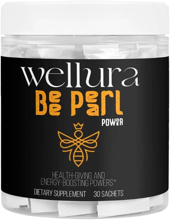 蜜蜂珍珠粉补充剂 蜜蜂面包 皇家Jelly Propolis 30 Sachets
