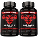 男子测试素补充剂(2-Pack) - Stamina,耐力,能量,和力量 - 男子测试素助推和工作补充剂 - 120个卡片