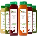 1 日 汁 清 由 Raw Foundain, All Natural Raw Detox cleanse, 汁 用于身体重置, Cold pressed Juice fast, 跳动健康饮食的好方法 6瓶12oz