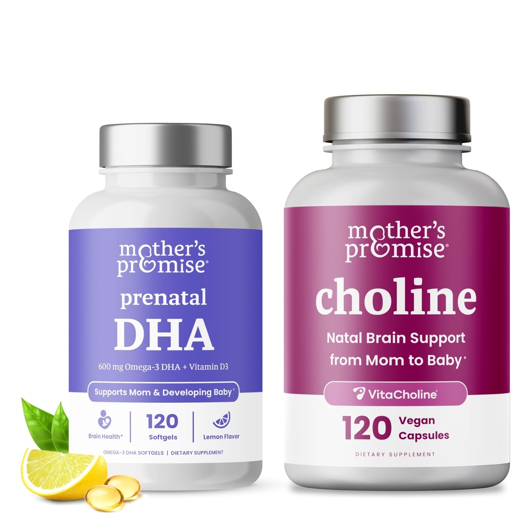 母亲对产前的承诺 DHA & Choline Capsules Bundle
