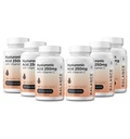 纯Hyaluronic酸补充物250mg,配有维生素C 50mg,120 Vegan Capsules - 自然毛、毛、钉、骨和联合健康公式的皮肤水分