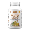 AndreW Lessman PC 肝和脑效益 60 Softgels - Phosphatidyl Choline, 健康肝和脑结构最重要的建筑块,功能. 没有附加物。 容易吞软胶