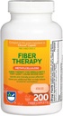 Rite Aid Fiber治疗 溶性纤维补充物200卡,500mg 甲基纤维素,辅助药剂,成人纤维药剂