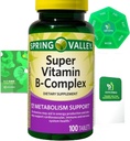 Super Vitamin B-Complex 100 Tablets 饮食补充包 Excellently Ligth & Spring Guide + Weekly Pill Organization (3个项目) 超级维生素 B-Complex 100 餐饮补充包 最佳Ligth & Spring Guide + Weekly Pill Organization(3个项目) 超级维生素 B-Complex 100 餐饮补充包