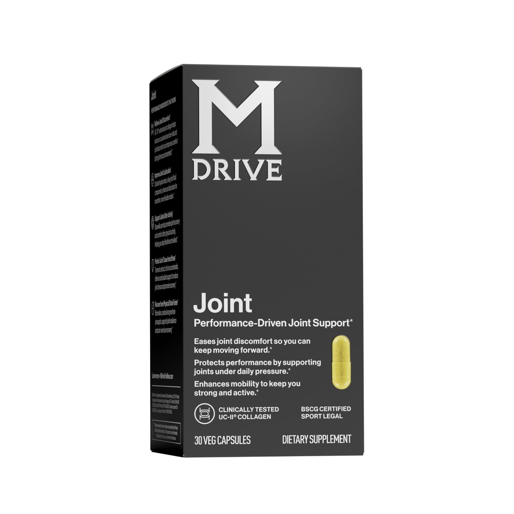 Mdrive 男子联合支助补编 -- -- 支持健康联合功能、灵活性、舒适性和流动性 -- -- 特性 UC-II 钴、Turmeric Curcumin和Hyaluronate酸钠,30厘米