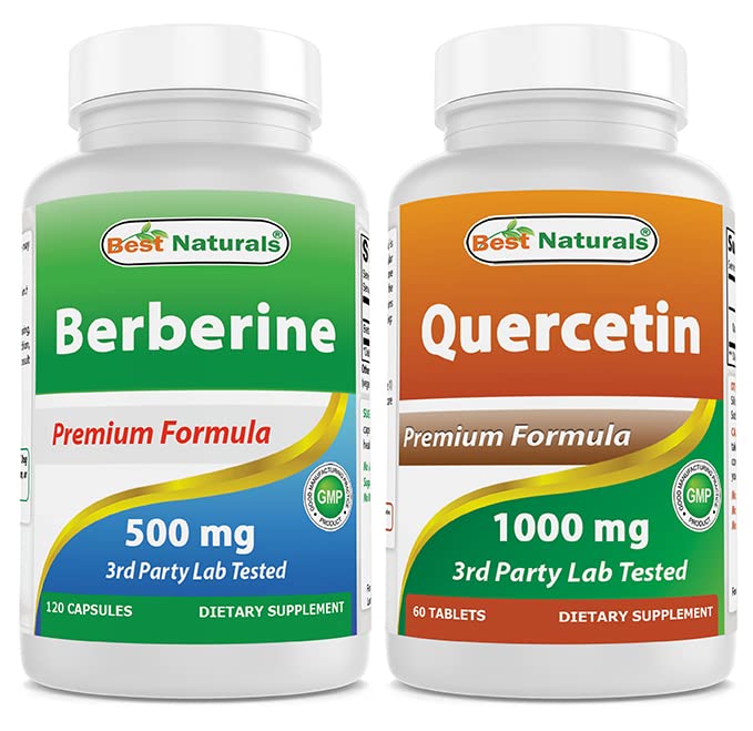 Berberine 500m和Quercetin 1000毫克