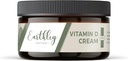 Earthley Wellness Vitamin D Cream, 天然主题维生素D 配有维生素A, D, & K2, 心脏健康, 皮肤健康,以及怀孕, Cod Liver Oil Base (4 oz, 维生素D Cream)