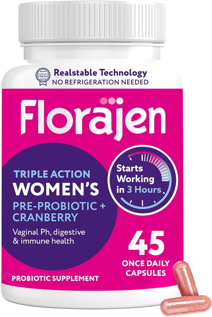 Florajen 妇女养生、预生、阴道健康、免疫支助和消化健康补充剂——30个国家
