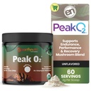 EarthNutri PeakO2工作补编 - 工作前耐力和运动性能的蘑菇补充 - 没有添加剂,没有填充剂 - 支持 Stamina, 力量和复苏 - 60 services