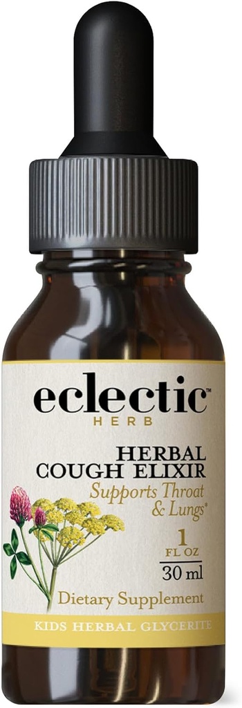 电子学院 儿童、草药牛排、黑樱桃、非GMO、Gluten-Free → 1 fl oz(30毫升)