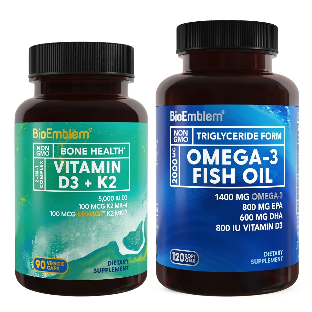 D3 K2 Omega-3 鱼油