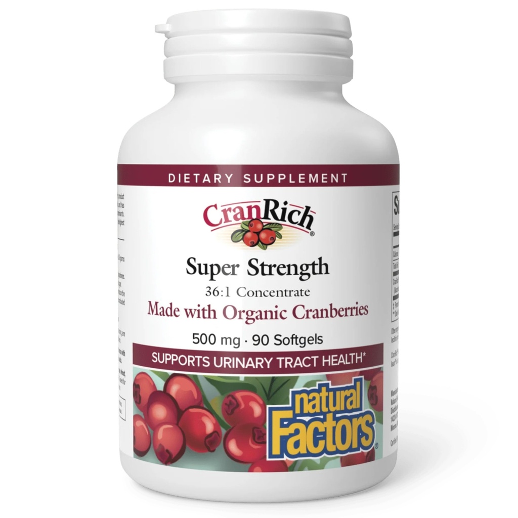 CranRich by Natural Incents, 超强Cranberry 聚焦, 抗氧化剂补充尿道阻塞支持, 非GMO, 90软胶(90种服务)