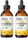 野生和有机涡纹 4 fl oz & Dandelion 根 4 fl oz