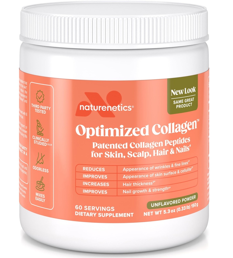 原生素(Hir, Skin & Nails Collagen Peptides) – 支持皮肤水解和发力(Skin Hydrition) – 生物可用水解Collagen(Hydrized Collagen) – 不受欢迎,易于混合 – Paleo & Keto-Friendly – 60 servicels*