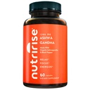 NutriRise 有机 Ashwagandha 根盖带黑胡椒,1300mg, 自然应激和Mood, 甲状腺与免疫支持补充, Clarity, Focus & Energy, Gluten Free, 60 Counter