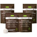 Igennus 100% Grass Fed Bovine Collagen 蛋白粉, 最高等级水解Collagen Peptides 第1, 2 & 3类,适用于女性和男性,非GMO, Free Range, Clean Label, Easy Mix, 4 x 40 服务