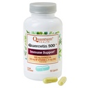 量子健康 Quercetin+ 500mg 强力免疫支持补充剂,配有锌 11 mg 和维生素 C 100 mg - 季节性豁免靴,呼吸卫生和Gut 支持女性和男性综合体 - 90 Capsules