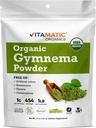 植物学认证 USDA 有机Gymnema 叶粉 – 1英镑(16 Ounces) – 天然草药支持总体健康